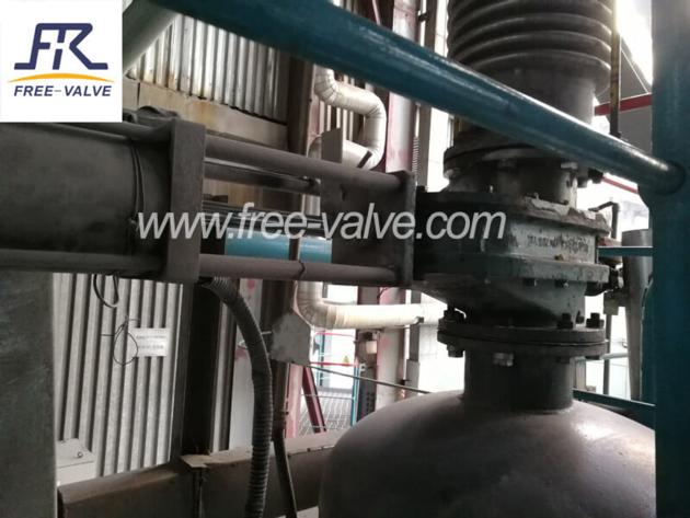 Ceramic Gate Valve With Blow Sweep