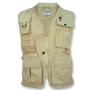 a fishing vest