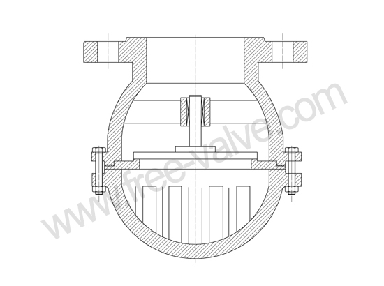 Flanged Cast Steel Stainless Steel Bottom