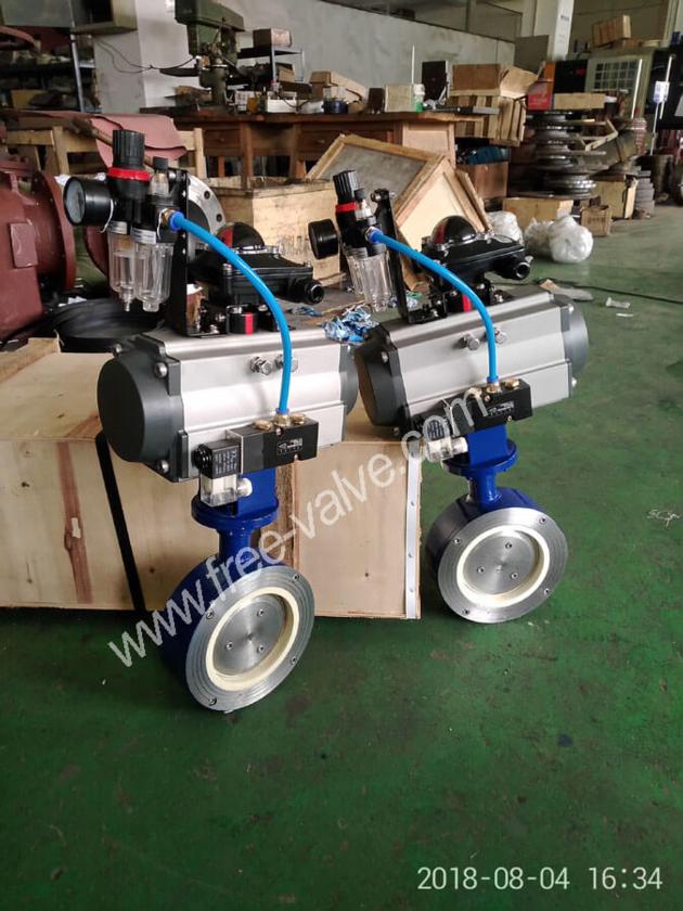 Pneumatic Ceramic Butterfly Valve