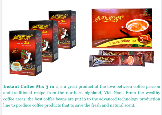 INSTANT COFFEE MIX 3 IN 1