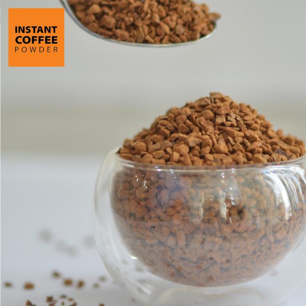 FREEZE DRIED INSTANT COFFEE GRANULES BITTER