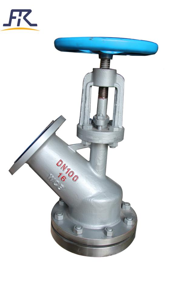Bottom Flush Tank Valve ,Slurry Angle Tank Bottom Valve,Manual Operation Tank Bottom Angle Valve 