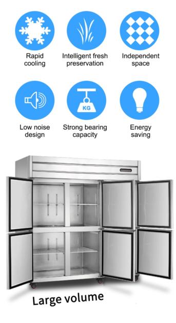 Refrigeration Equipment Kitchen Stainless Steel Cooler