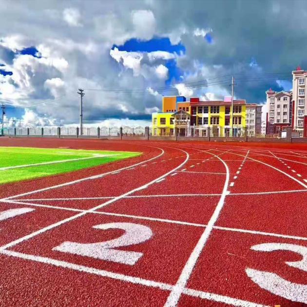 IAAF sandwich track stadium synthetic floor