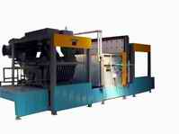 Glass table bending tempering furnace