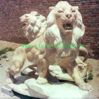 Lion Carving