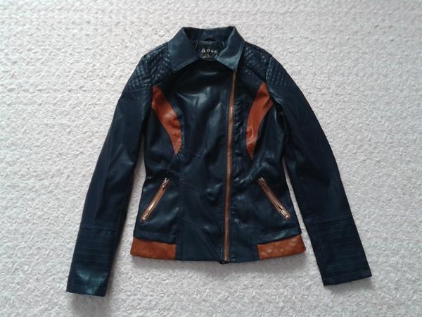 ladies mixed color jacket 