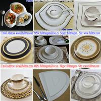Black Glaze Ceramic Plate Set of 2