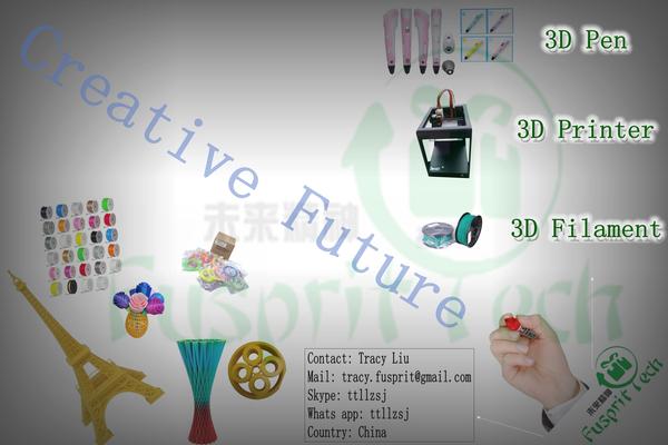 3D pen, 3D filament,3D printer from China good supplier