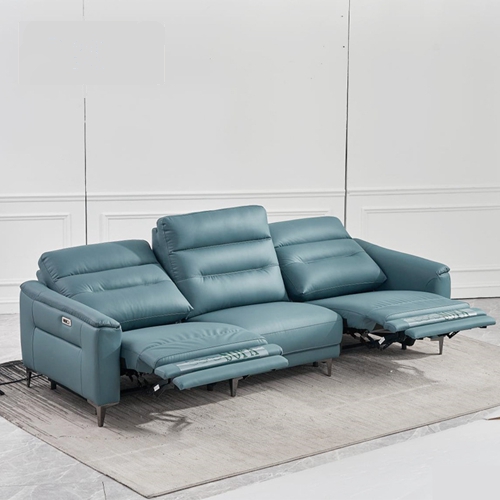 New Modern Minimalist Living Room Functional Fabric Sofa Comfortable Skin-Friendly Three-Seat Sofa 