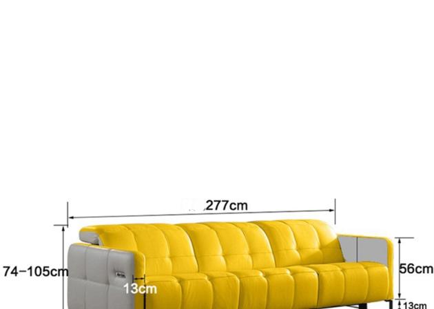 Italian Style Sofa Electric Function Leather