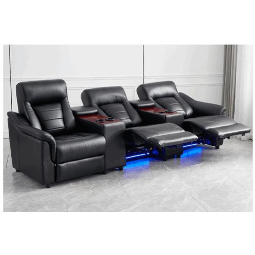 New Cinema Sofa Electric Sofa Multi-Function Slot Control Sofa Tech Cloth Electric Sofa Combination