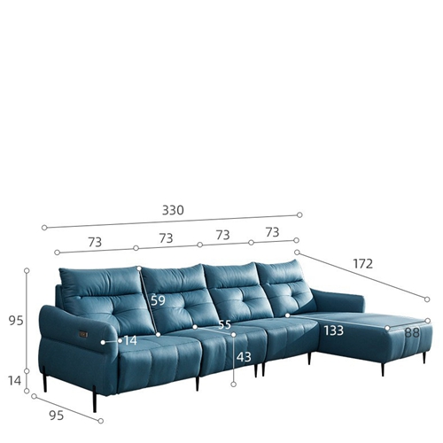 2022 New Technology Fabric Sofa Electric