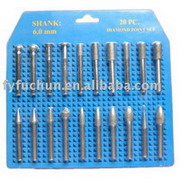 Electroplated diamond burr/ diamond mounted points /polishing needle (FC-BR8)
