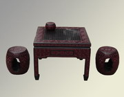 Wooden I-go Table