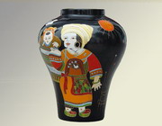 Wooden Carving Vase