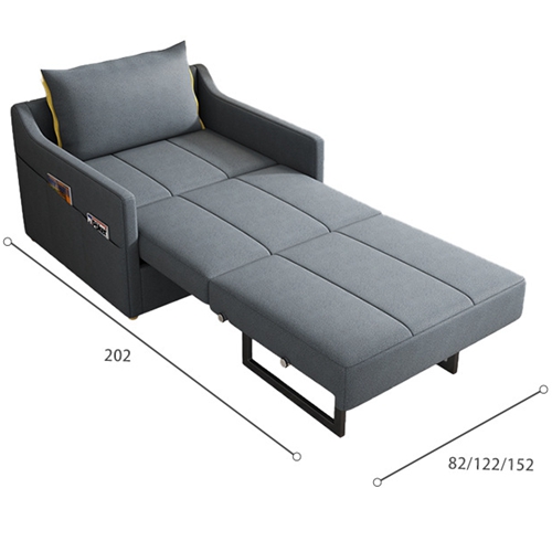 Sofa Bed Foldable Dual-Purpose Living Room Multifunctional Sofa Bed Modern Minimalist Fabric Bed 