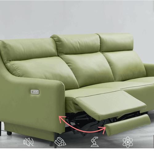 Italian Minimalist Leather Smart Sofa Living