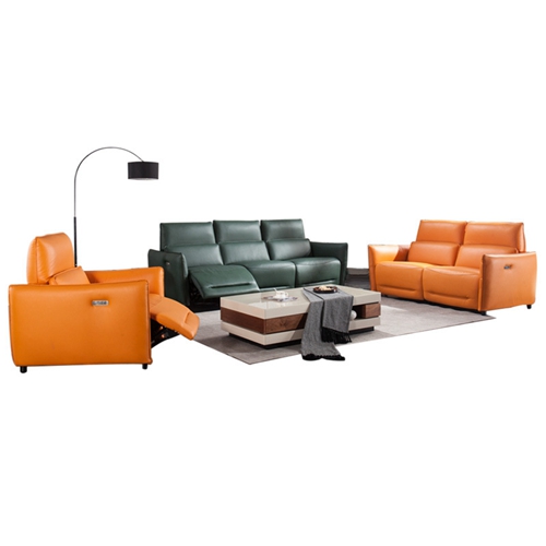Italian Leather Sofa Italian Living Room Combination Sofa Space Capsule Electric Function Italian 