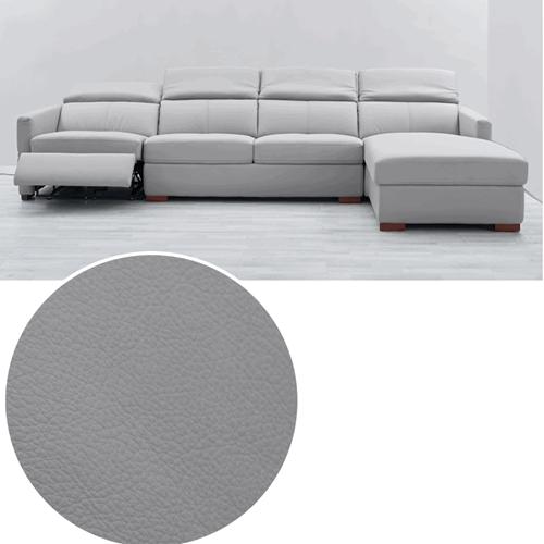 Modern Minimalist Leather Sofa Living Room L-Shaped Chaise Longue Corner Top Layer Cowhide Contact 