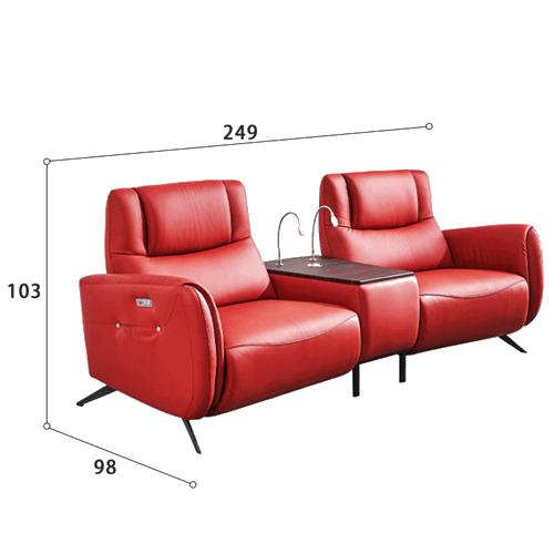 Leather Art Function Sofa Carrying Multifunctional