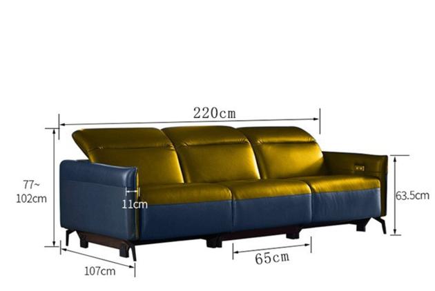 Italian Style Leisure Sofa Multi Function