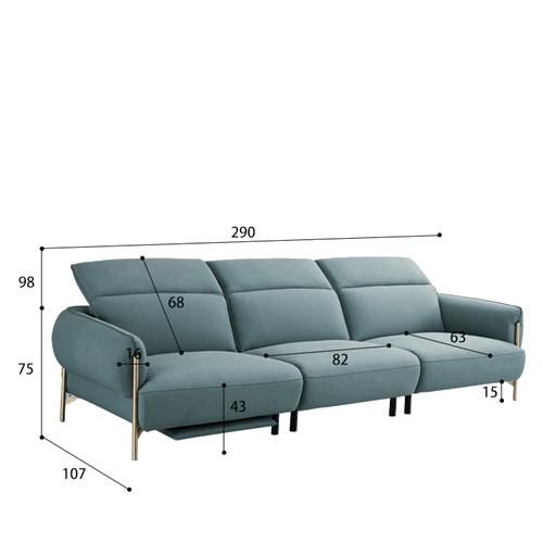 Modern Minimalist Leather Lift Type Multifunctional