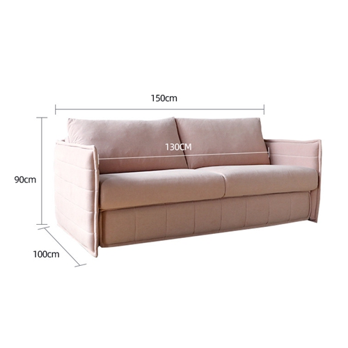 Multifunctional Apartment Sofa Bed Fabric Three