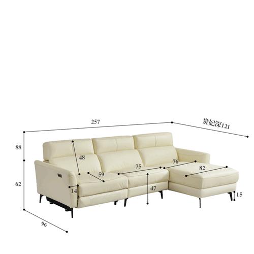 Modern Minimalist Living Room Corner Sofa