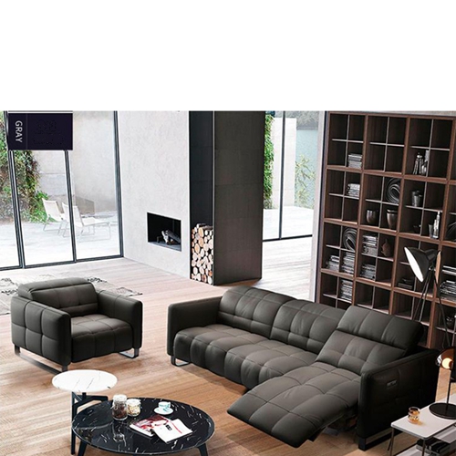 Italian Style Sofa Electric Function Leather