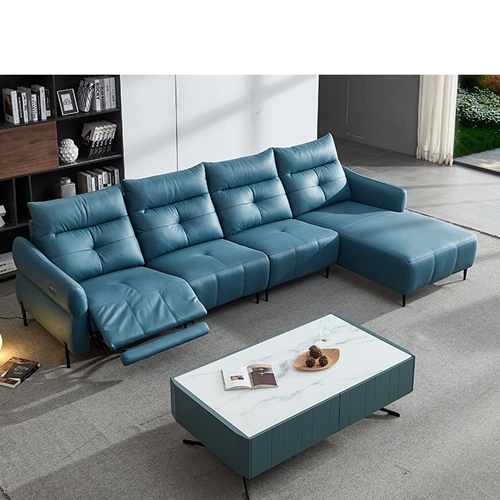 2022 New Technology Fabric Sofa Electric Multifunctional Italian Corner Living Room Space Capsule 