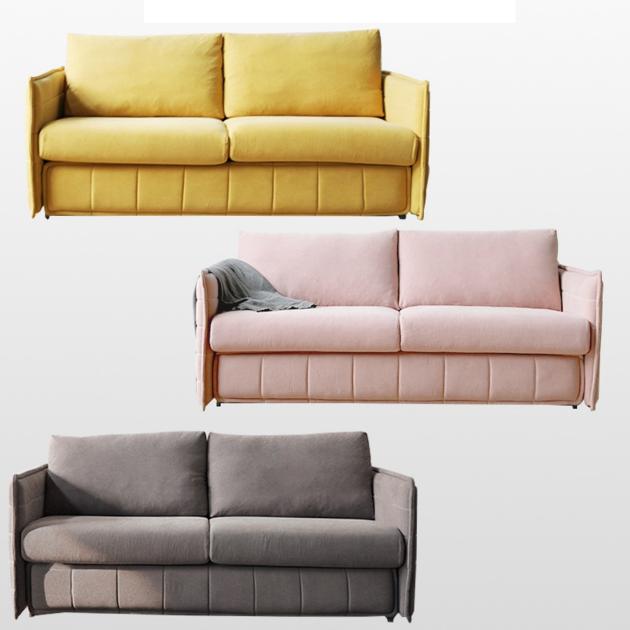 Multifunctional Apartment Sofa Bed Fabric Three