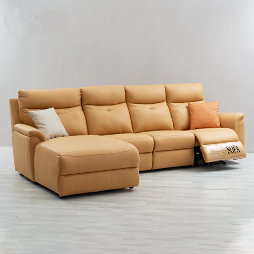 Space Capsule Wash-Free Technology Cloth Chaise Longue Combination Sofa Living Room Theater Sofa
