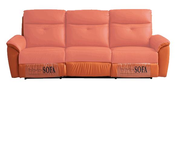 New Space Capsule Leather Function Sofa