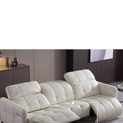 Italian Style Sofa Electric Function Leather