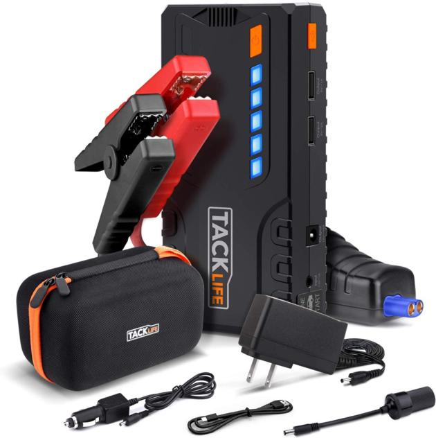 TACKLIFE T6 800A Peak 18000mAh Car Jump Starter (up to 7.0L Gas, 5.5L Diesel Engine)