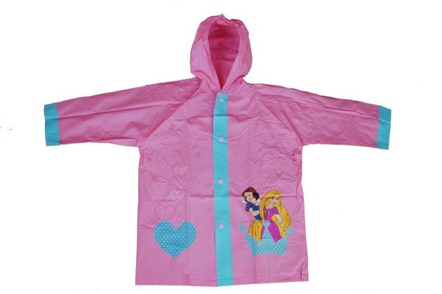 DISNEY PRINCESS PINK PVC VINYL KIDS BEST RAIN JACKET
