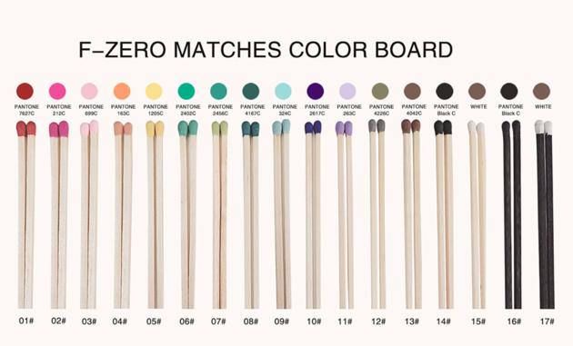 Black Tip Matches Colorful Tips/Heads Matches