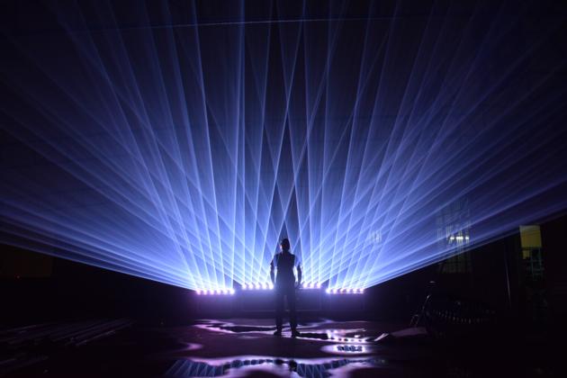 6 Eyes RGB Moving Laser Array