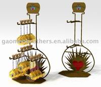 Liquor bottle metal display
