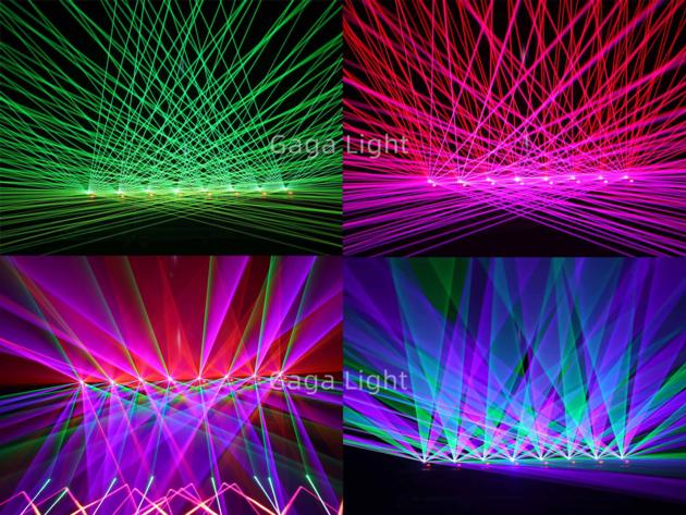 Portable 1W RGB 3D Animation Laser