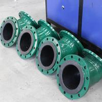 Steel plastic wear-resistant elbow