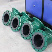 Steel plastic wear resistant pipe fittings