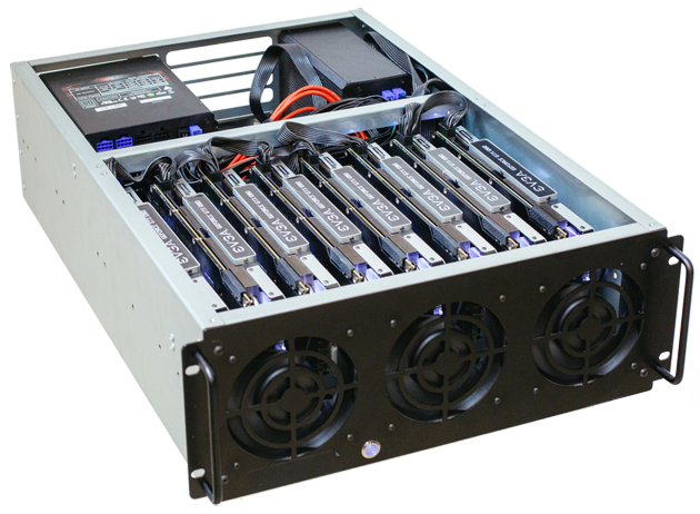 Monero Crypto Mining Rig | 8x NVIDIA GTX 1080 | Cryptonight V7