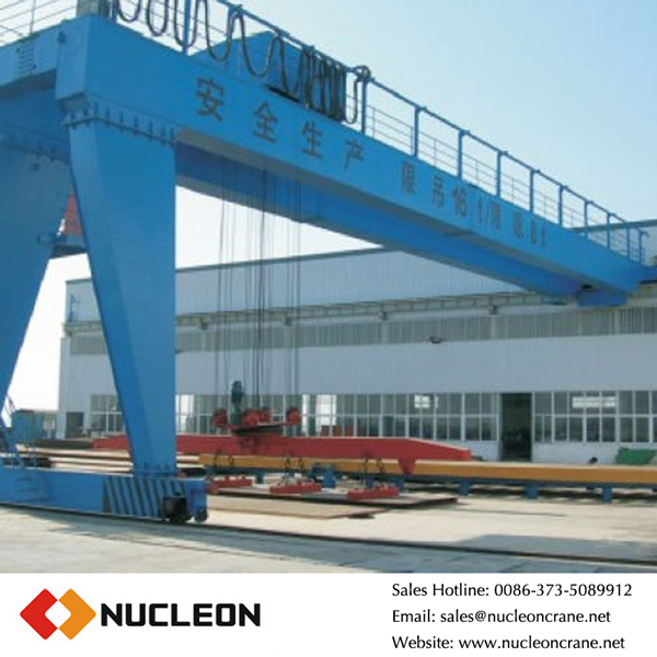 5T 40T Double Girder Semi Gantry