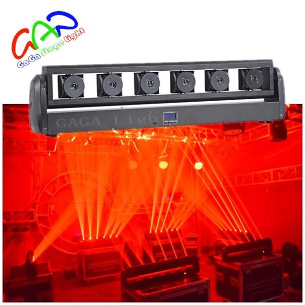 6 eyes RGB moving laser array DMX DJ Disco KTV stage light show