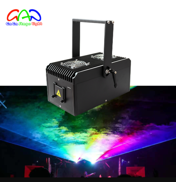 Mini 4W RGB animation laser light ILDA DMX laser projector logo text