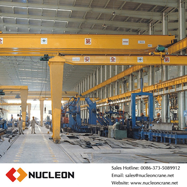 5T 40T Double Girder Semi Gantry