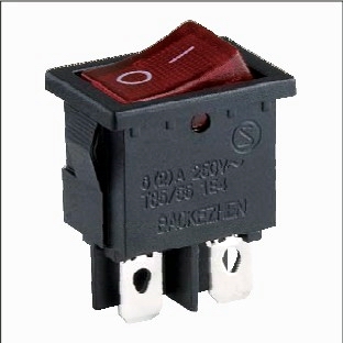 SC778 baokezhen On-Off illuminated  square power rocker switches  factory